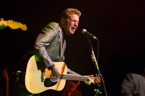 EAGLE ROCK: Glenn Frey on stage at Newcastle Civic Theatre, Thursday, February 28, 2013. Picture by Kevin Bull.